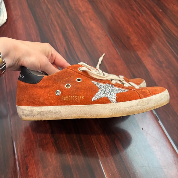 Golden Goose Burnt Orange Suede Superstar Sneakers - size 39 - Picture 7 of 7